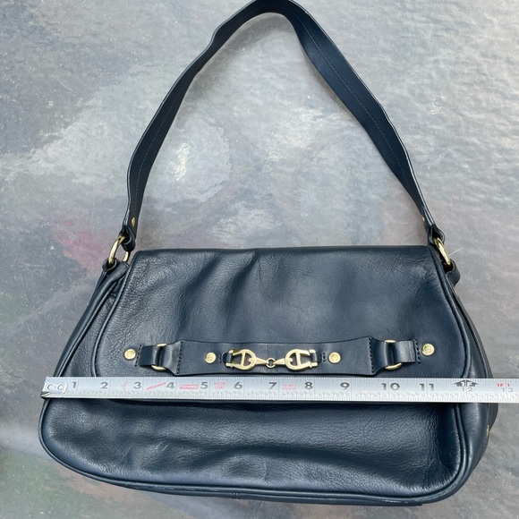 VINTAGE BLUE HANDBAG - Picture 4 of 16